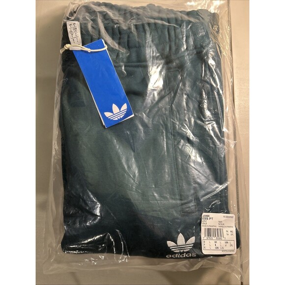 adidas Men’s  Trefoil Essentials Pants Size Large Aurora Ivy - New With Tags - Picture 6 of 10